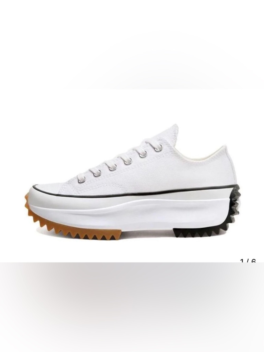 Women's Converse Run Star low White Sz 8